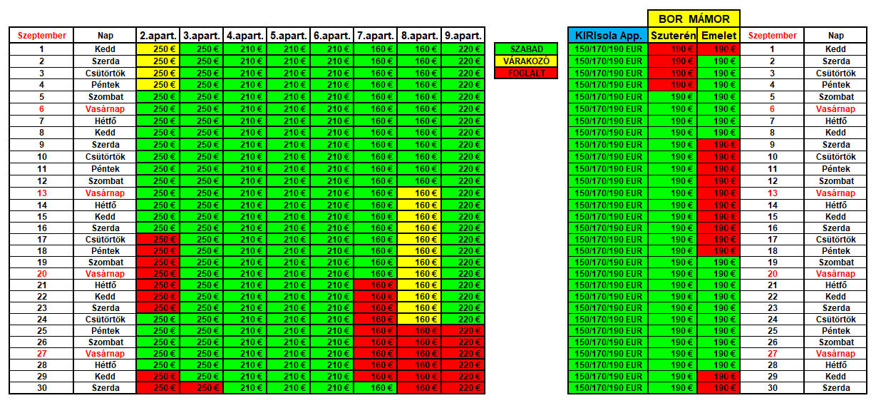 Szeptember Március 25